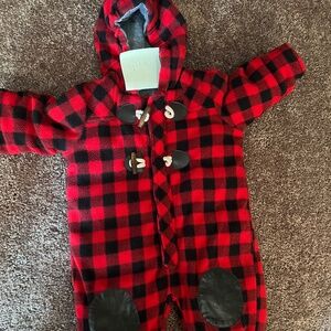 Pistachio baby snowsuit 6-9months